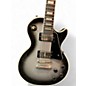Used Epiphone Les Paul Custom Black and Silver Solid Body Electric Guitar