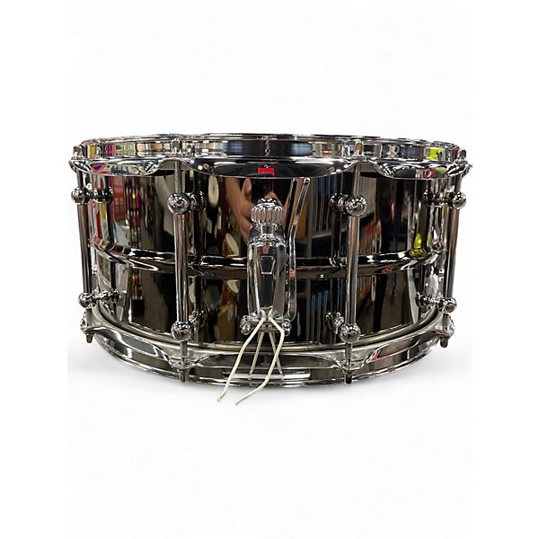 Used Ludwig  14X6.5 Universal Series Black Brass Drum