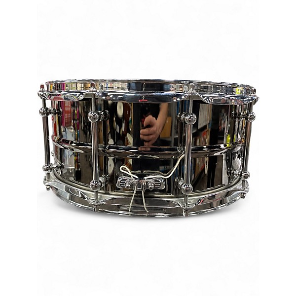 Used Ludwig  14X6.5 Universal Series Black Brass Drum