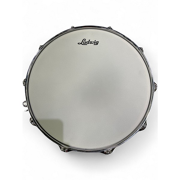 Used Ludwig  14X6.5 Universal Series Black Brass Drum