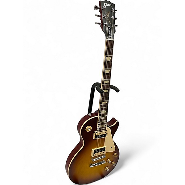 Used 2021 Gibson Les Paul Traditional Pro V Iced Tea Solid Body Electric Guitar