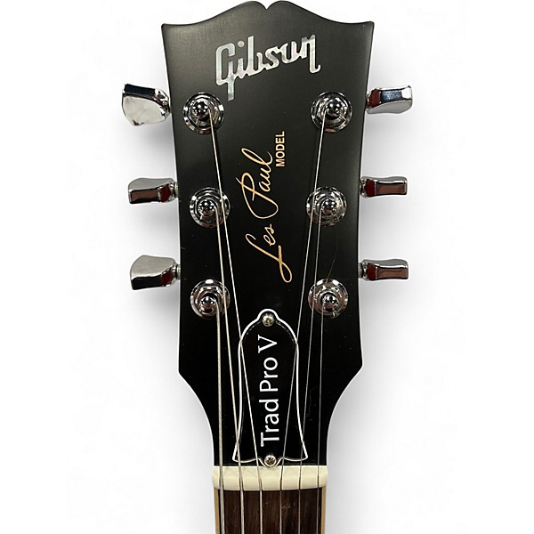Used 2021 Gibson Les Paul Traditional Pro V Iced Tea Solid Body Electric Guitar