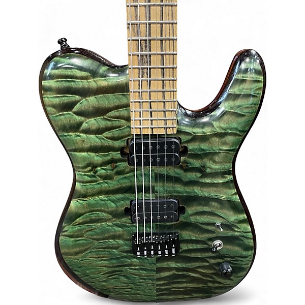 Used T W Smith TALIA GREEN Solid Body Electric Guitar