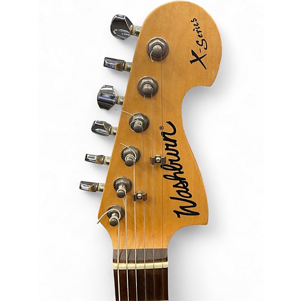 Used Washburn PRO X SERIES Black Solid Body Electric Guitar