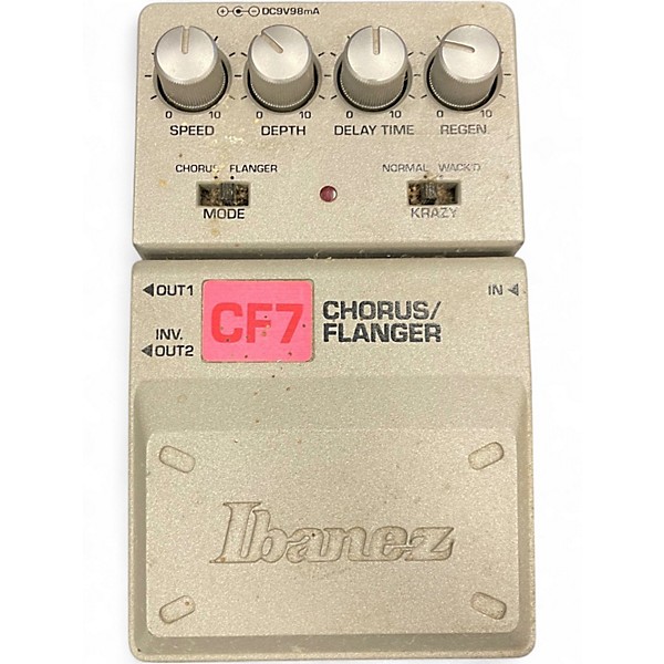 Used Ibanez CF7 Effect Pedal