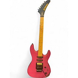 Used Kramer Striker HSS Atomic Pink Solid Body Electric Guitar