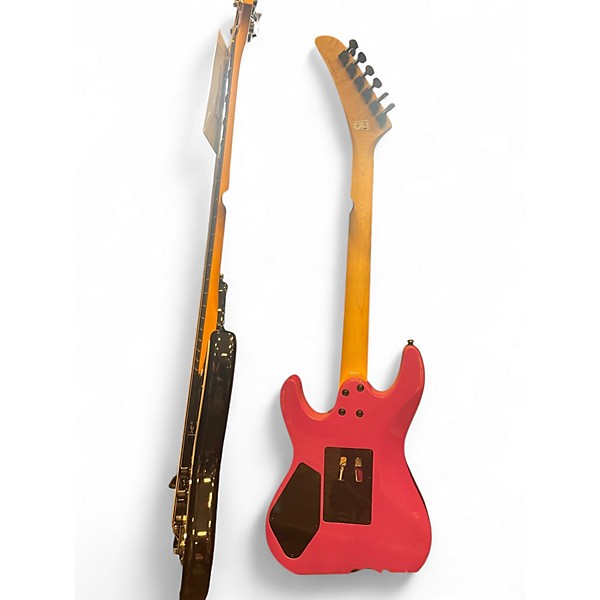 Used Kramer Striker HSS Atomic Pink Solid Body Electric Guitar