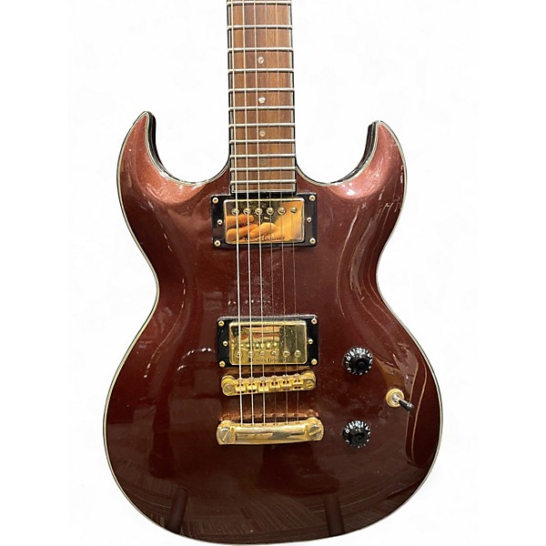 Used Greg Bennett Design by Samick TORINO RED SPECKLE Solid Body Electric Guitar