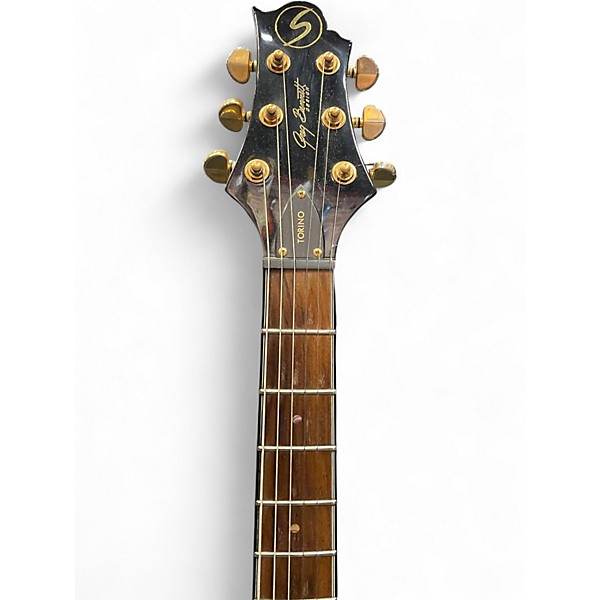 Used Greg Bennett Design by Samick TORINO RED SPECKLE Solid Body Electric Guitar