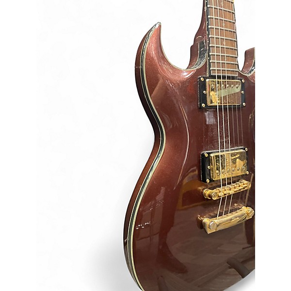 Used Greg Bennett Design by Samick TORINO RED SPECKLE Solid Body Electric Guitar