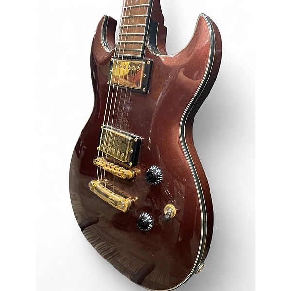 Used Greg Bennett Design by Samick TORINO RED SPECKLE Solid Body Electric Guitar