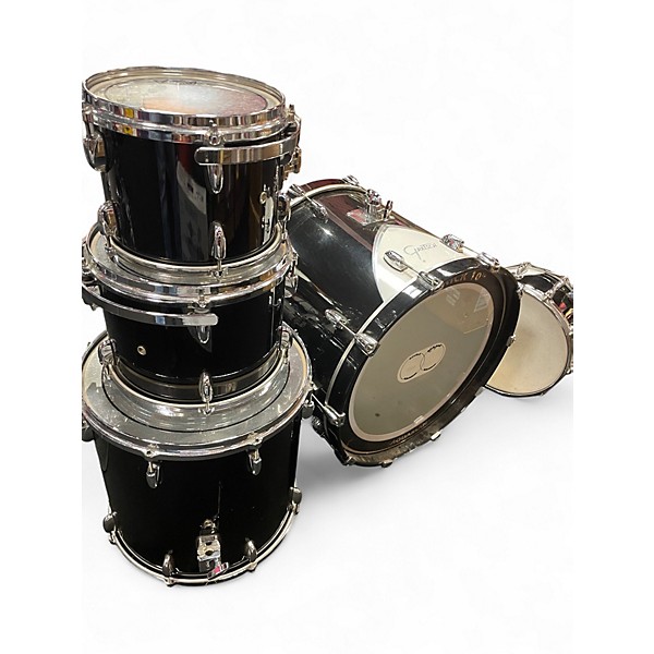 Used Gretsch Drums 5 Piece Renown 57 Black and White Drum Kit