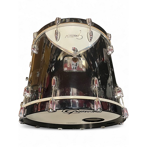 Used Gretsch Drums 5 Piece Renown 57 Black and White Drum Kit