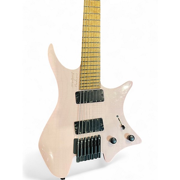 Used 2017 strandberg ORIGINAL NX7 Shell Pink Solid Body Electric Guitar