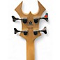 Used B.C. Rich BRONZE SERIES WARLOCK BASS LEFT HANDED Black Electric Bass Guitar
