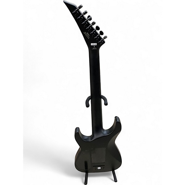 Used Jackson JEFF LOOMIS SL7 SOLOIST Black Solid Body Electric Guitar