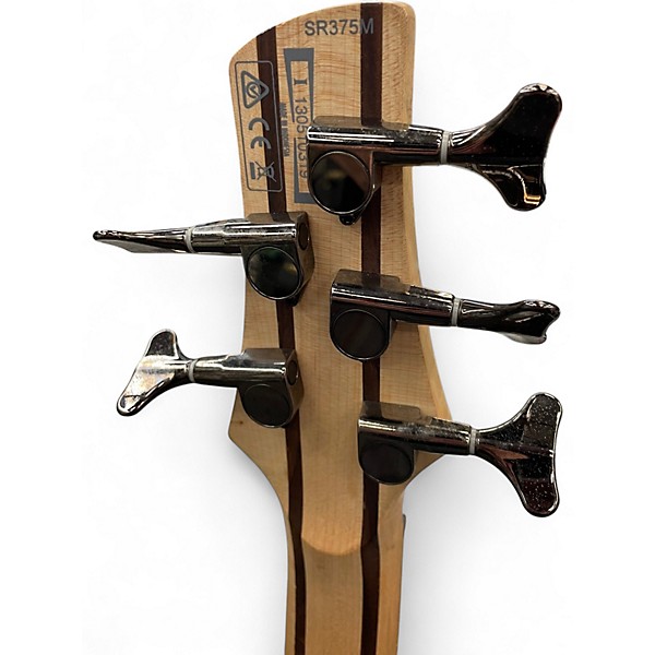 Used Ibanez SR375M Tobacco Sunburst Electric Bass Guitar