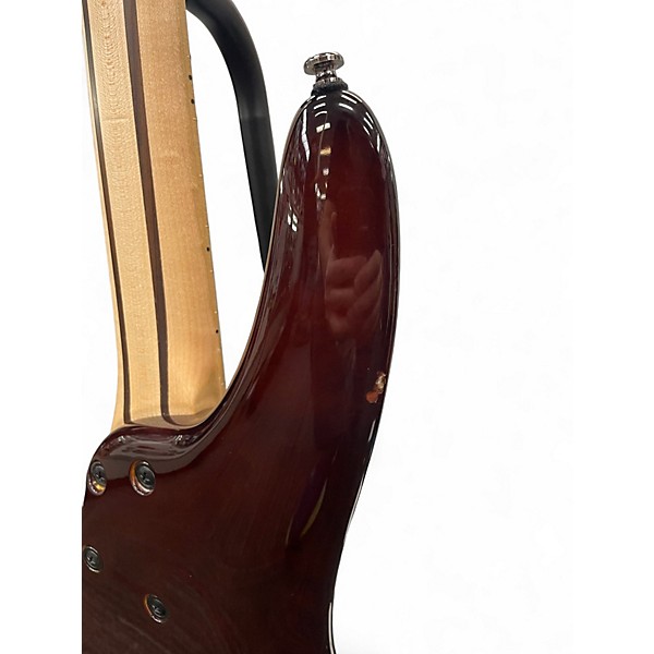 Used Ibanez SR375M Tobacco Sunburst Electric Bass Guitar