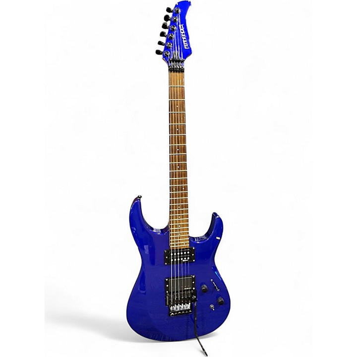 Used Fernandes REVOLVER Blue Solid Body Electric Guitar Blue