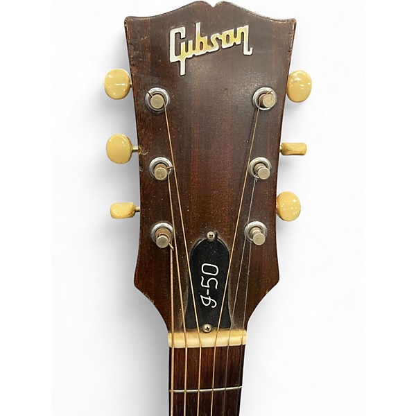 Vintage 1970s Gibson J50 Natural Acoustic Guitar