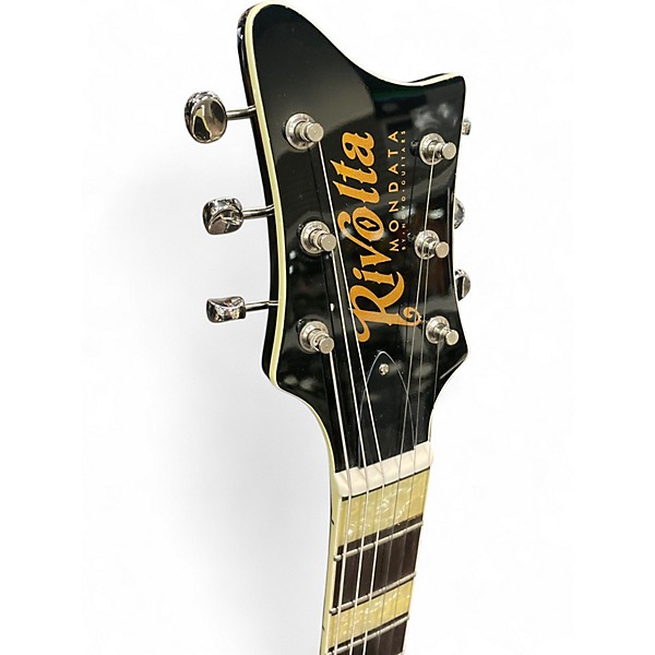 Used Rivolta Mondata Toro Black Solid Body Electric Guitar