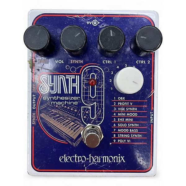 Used Electro-Harmonix SYNTH9 Synthesizer Effect Pedal