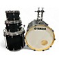 Used Yamaha 4 Piece Tour Custom Black Drum Kit