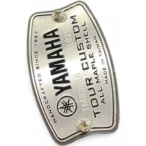 Used Yamaha 4 Piece Tour Custom Black Drum Kit