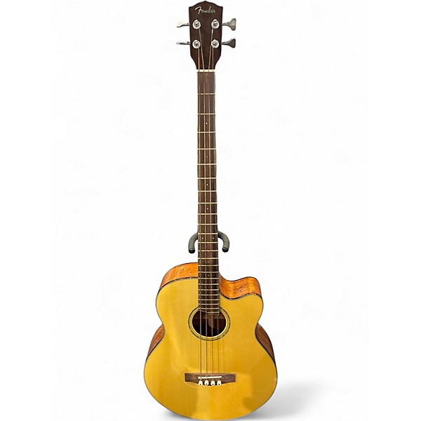 Used Fender GB41SCE Natural Acoustic Bass Guitar