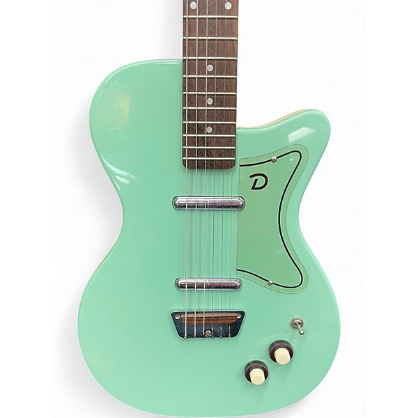 Used Danelectro U2 56 Seafoam Green Solid Body Electric Guitar