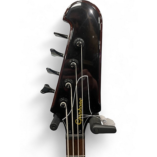 Used 2024 Epiphone Thunderbird e1 Sunburst Electric Bass Guitar