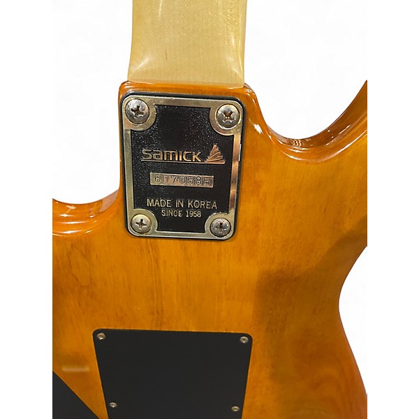 Used Samick CUSTOM PRO SHOP Natural Solid Body Electric Guitar