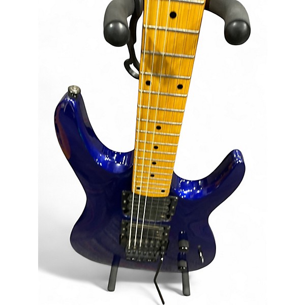 Used Kramer FR424 Blue Solid Body Electric Guitar