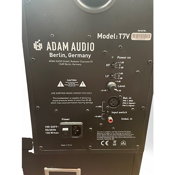 Used ADAM Audio T7V PAIR Powered Monitor