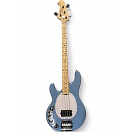 Used Sterling by Music Man stingray Blue Electric Bass Guitar