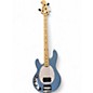Used Sterling by Music Man stingray Blue Electric Bass Guitar thumbnail