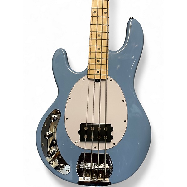Used Sterling by Music Man stingray Blue Electric Bass Guitar