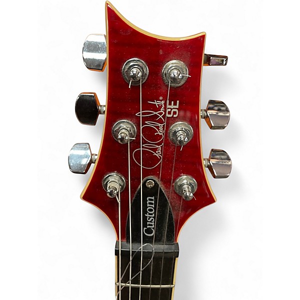 Used PRS SE Custom 24 Cherry Sunburst Solid Body Electric Guitar