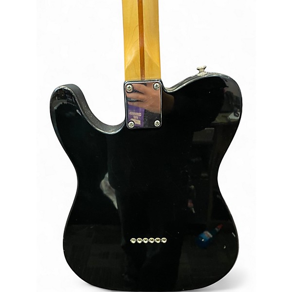 Used 2008 Fender Standard Telecaster Black Solid Body Electric Guitar