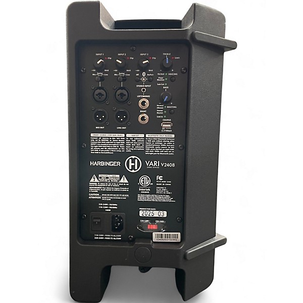 Used Harbinger Vari V2408 Powered Speaker