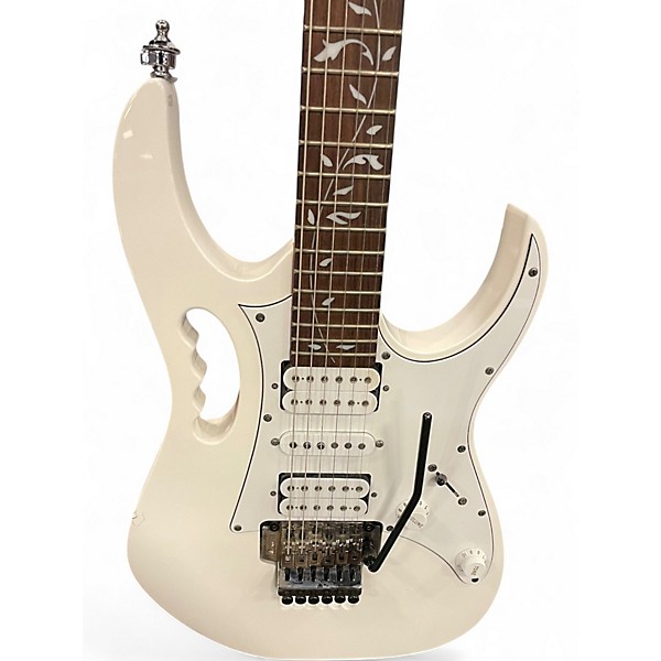 Used Ibanez JEMJR Arctic White Solid Body Electric Guitar