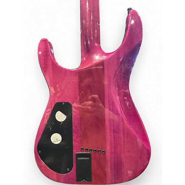 Used Jackson SLATTXMG3 Soloist Transparent Magenta Solid Body Electric Guitar