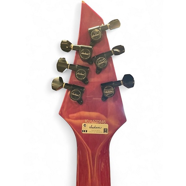 Used Jackson SLATTXMG3 Soloist Transparent Magenta Solid Body Electric Guitar