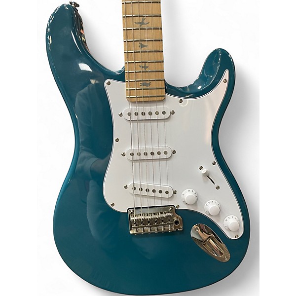 Used PRS SE Silver Sky Blue Solid Body Electric Guitar