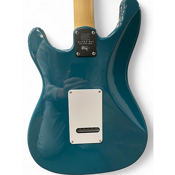 Used PRS SE Silver Sky Blue Solid Body Electric Guitar