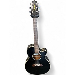 Used Takamine EG561C Black Acoustic Electric Guitar