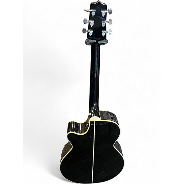 Used Takamine EG561C Black Acoustic Electric Guitar