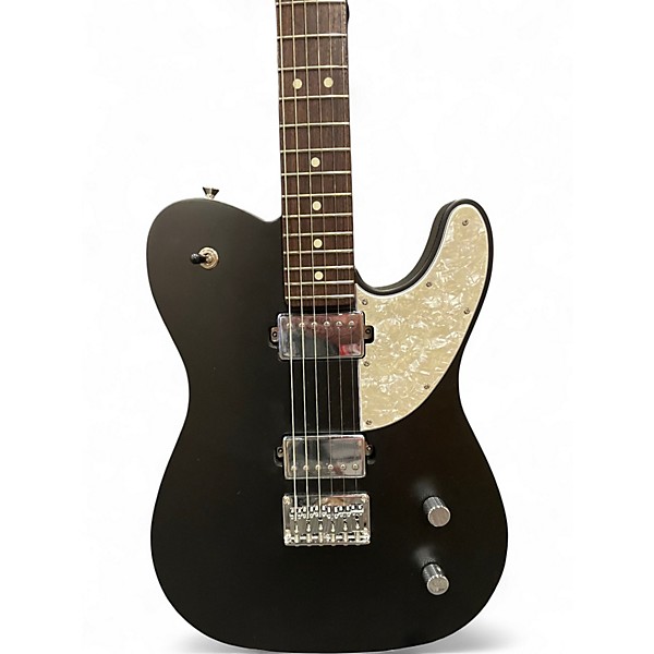 Used Fender MIJ Elemental Telecaster Satin Black Solid Body Electric Guitar