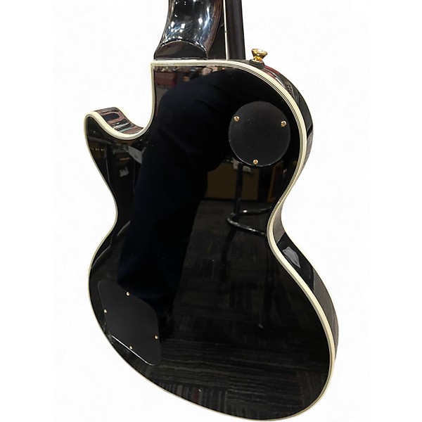 Used Epiphone Les Paul Custom Ebony Solid Body Electric Guitar