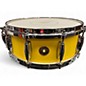 Used Gretsch Drums 14in usa custom snare Yellow Drum thumbnail
